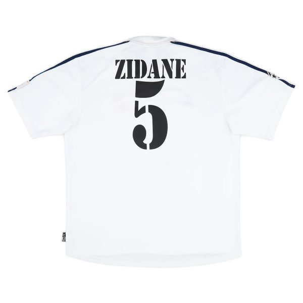 Zidane #5 Retro Real Madrid Centenary Home Jersey 2002/03