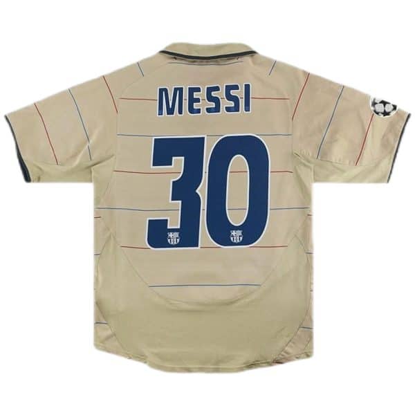 Messi #30 Retro Barcelona Away Jersey 2003/05
