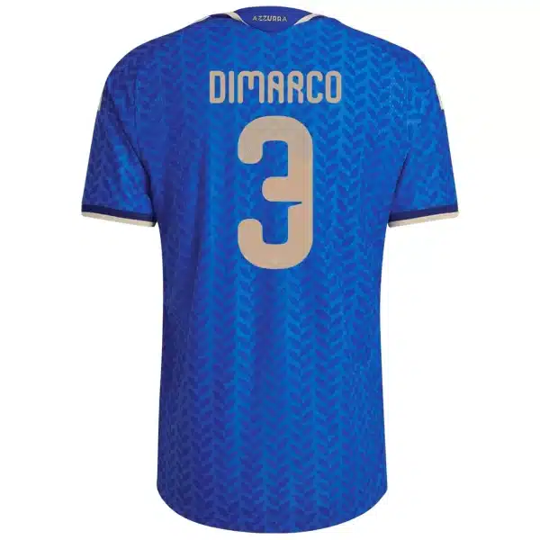 DIMARCO #3 Italy Home Match Jersey Player Version World Cup 2026