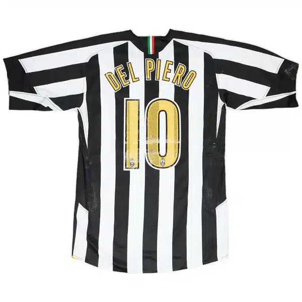 Del Piero #10 Retro Juventus Home Jersey 2005/06