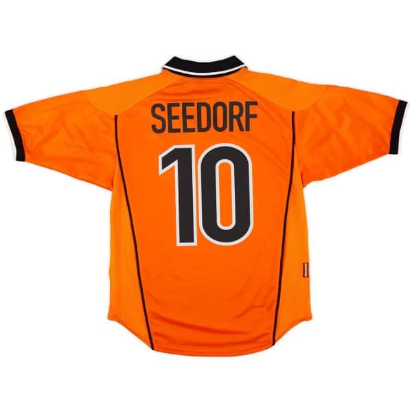 SEEDORF #10 Retro Netherlands Home Jersey World Cup 1998