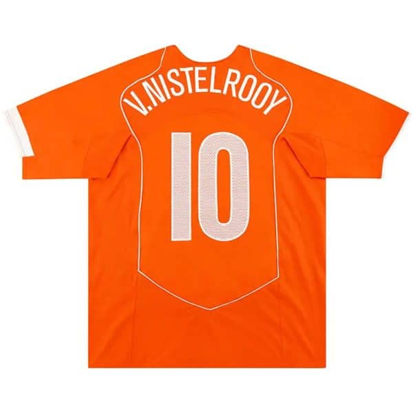 V.NISTELROOY #10 Retro Netherlands Home Jersey EURO 2004