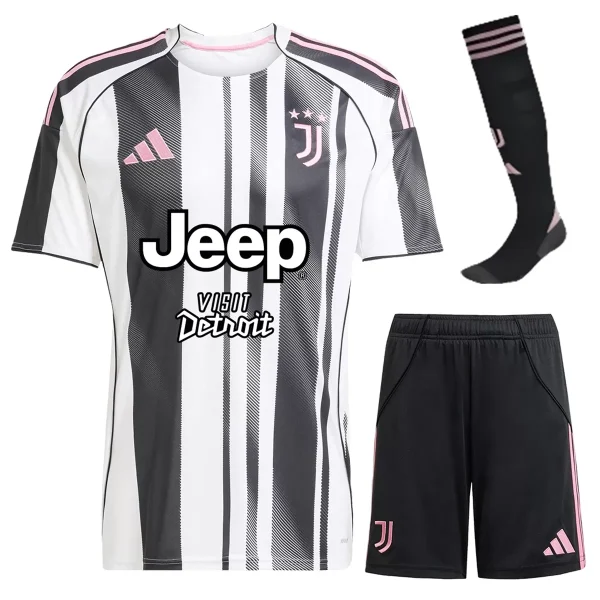 Juventus Home Jersey Full Kit 2025/26