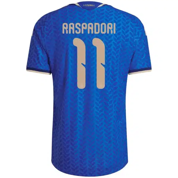 RASPADORI #11 Italy Home Match Jersey Player Version World Cup 2026
