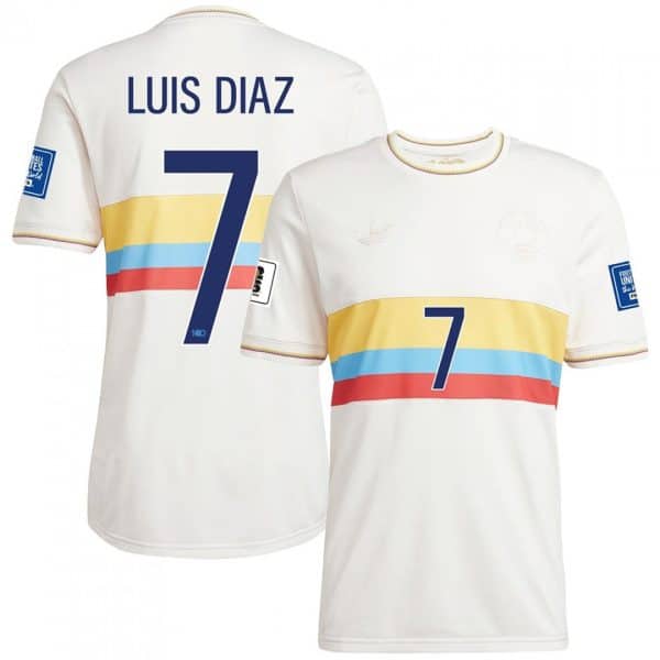 LUIS DIAZ #7 Colombia Centenary Collection Jersey