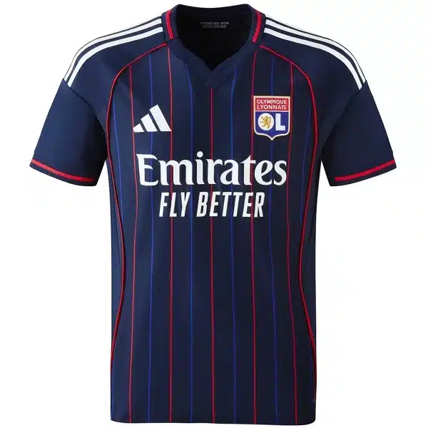 Olympique Lyonnais Away Match Jersey Player Version 2025/26
