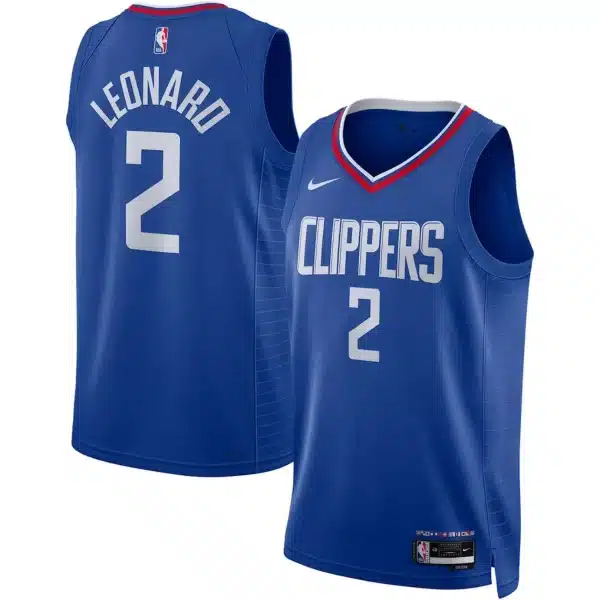 Unisex Los Angeles Clippers Kawhi Leonard #2 Royal Swingman Jersey – Icon Edition