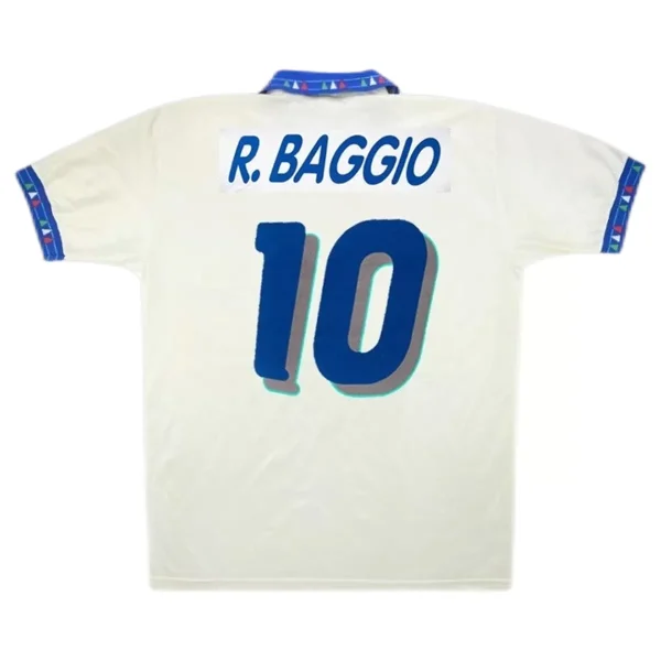 R.Baggio #10 Retro Italy Away Jersey World Cup 1994