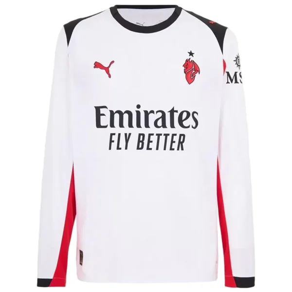 AC Milan Away Long Sleeve Jersey 2025/26