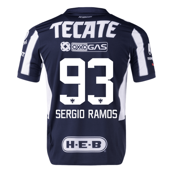 SERGIO RAMOS #93 Monterrey Home Jersey Player Version