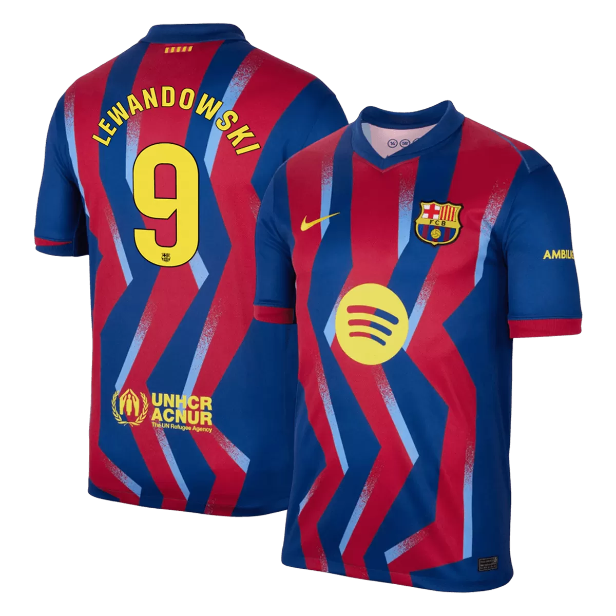 LEWANDOWSKI #9 Barcelona Fourth 'El Clásico' Jersey 2025/26