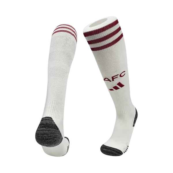 Arsenal Third Soccer Socks – Beige 2025/26