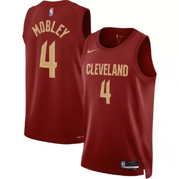 Unisex Cleveland Cavaliers Evan Mobley #4 Wine Swingman Jersey – Icon Edition