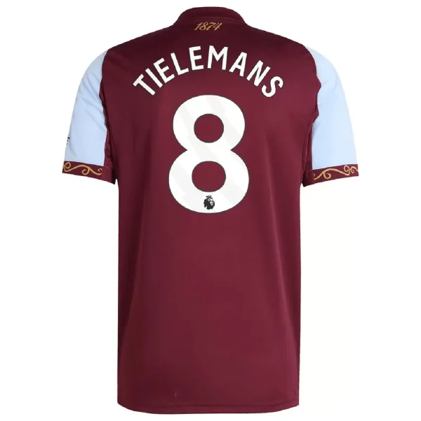 TIELEMANS #8 Aston Villa Home Jersey 2025/26