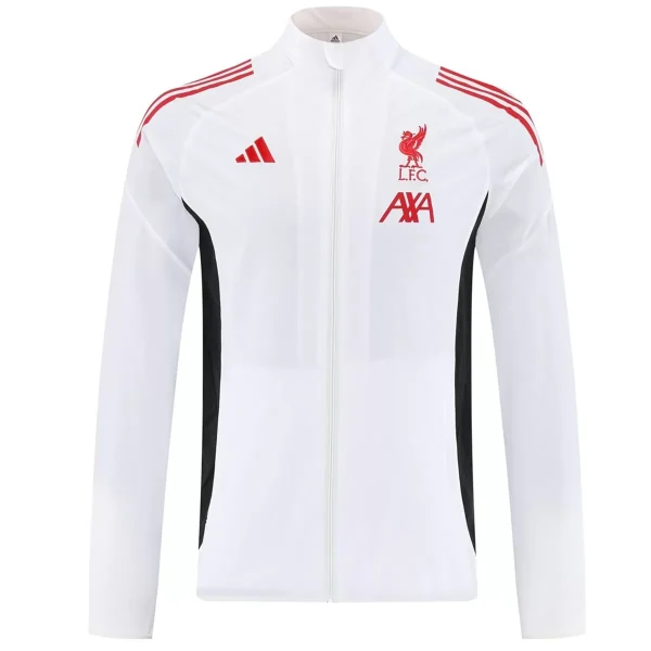 Liverpool Windbreaker Jacket White 2025/26