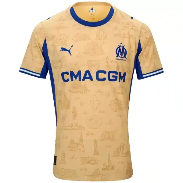 Marseille Fourth Match Jersey Player Version 2025/26