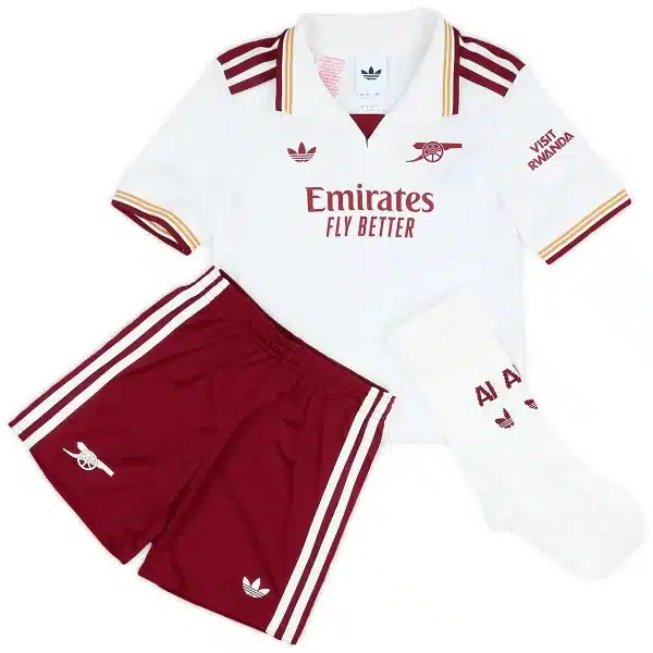 Kids Arsenal Third Jersey Full Kit 2025/26