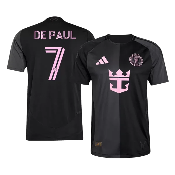 DE PAUL #7 Inter Miami Away Match Jersey Player Version 2025
