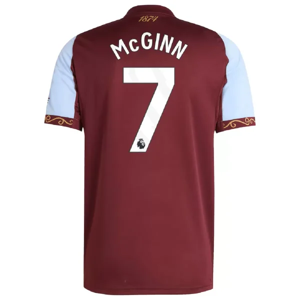 McGINN #7 Aston Villa Home Jersey 2025/26