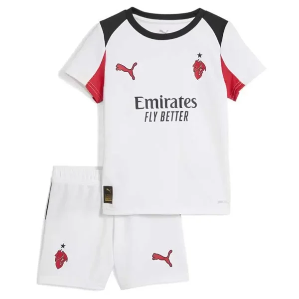Kids AC Milan Away Jersey Kit 2025/26