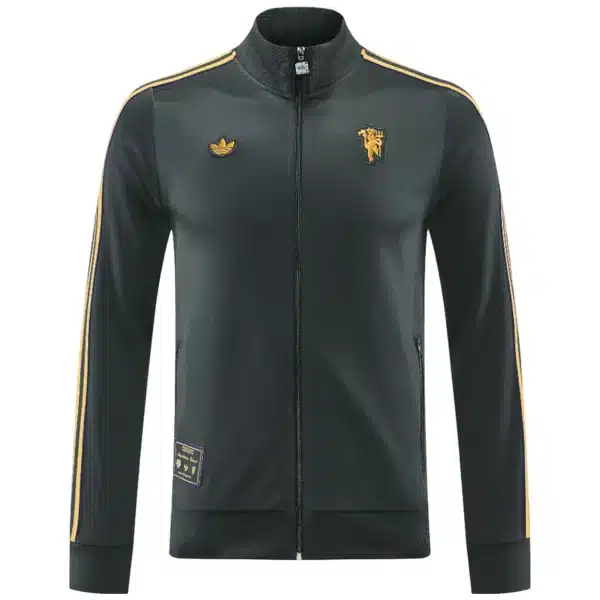 Manchester United Anthem Jacket Black 2025/26