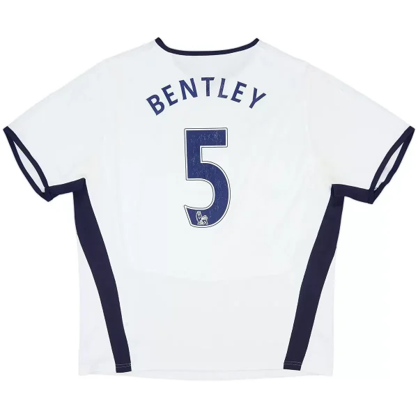 Bentley #5 Retro Tottenham Hotspur Home Jersey 2008/09
