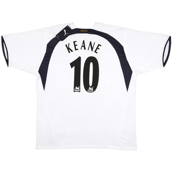 Keane #10 Retro Tottenham Hotspur Home Jersey 2006/07