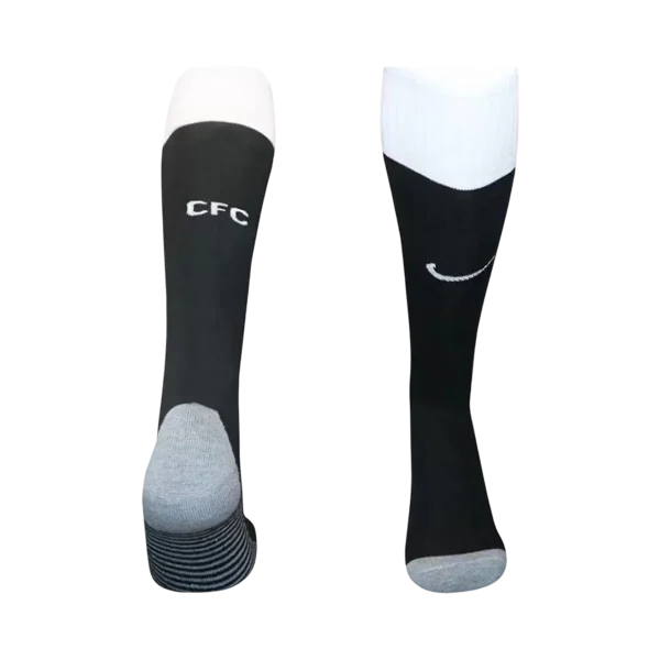 Kids Chelsea Third Soccer Socks – Black 2025/26