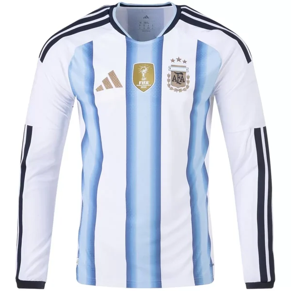 Argentina Home Match Long Sleeve Jersey Player Version World Cup 2026