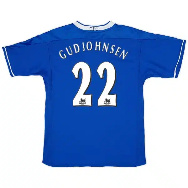 Gudjohnsen #22 Retro Chelsea Home Jersey 2003/05
