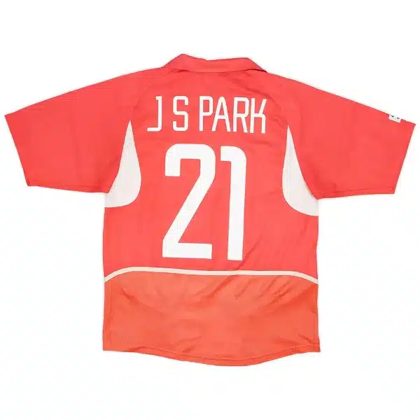 J S PARK #21 Retro South Korea Home Jersey 2002
