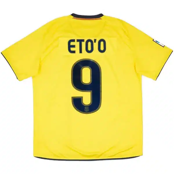 Eto’o #9 Retro Barcelona Away Jersey 2008/09
