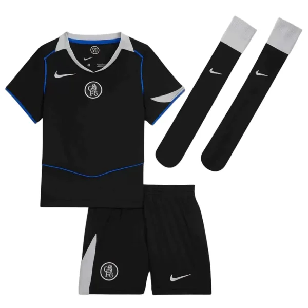 Kids Chelsea Third Jersey Full Kit 2025/26