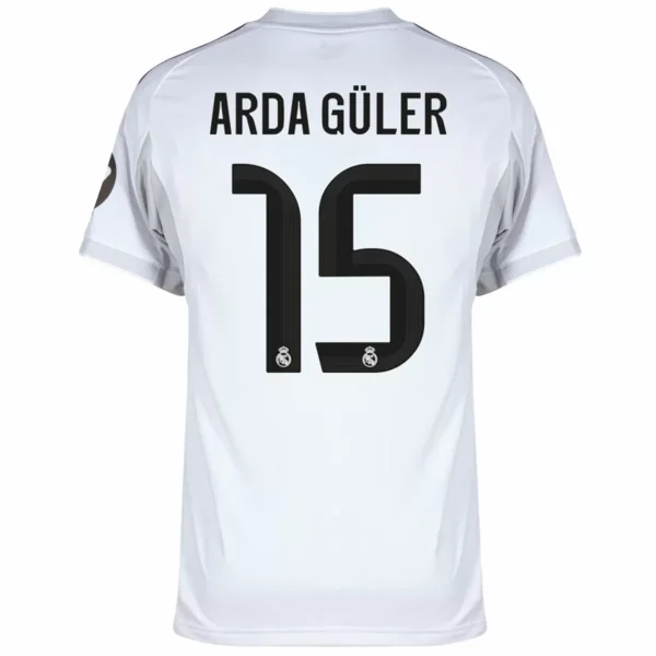 ARDA GÜLER #15 Real Madrid Home Jersey 2025/26