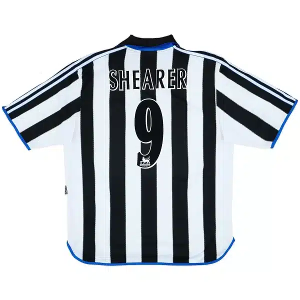 SHEARER #9 Retro Newcastle United Home Jersey 1999/00