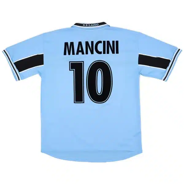 Mancini #10 Retro Lazio Home Jersey 1998/00