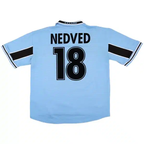 Nedved #18 Retro Lazio Home Jersey 1998/00