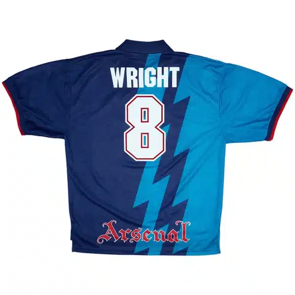 Wright #8 Retro Arsenal Away Jersey 1995/96