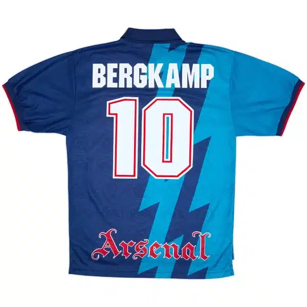 Bergkamp #10 Retro Arsenal Away Jersey 1995/96