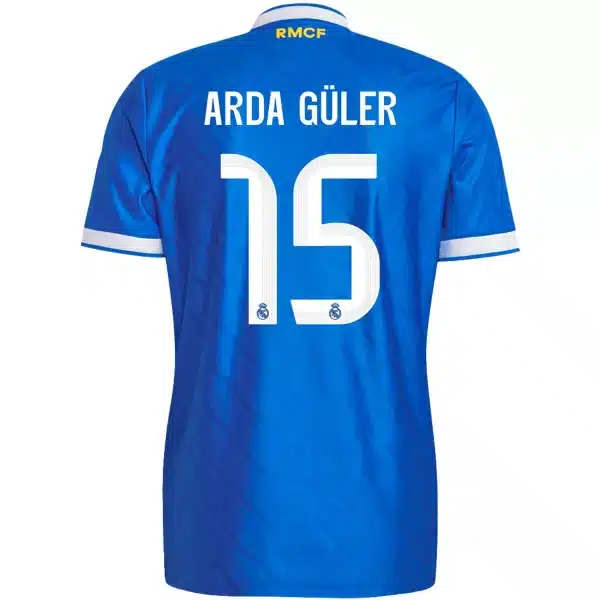 ARDA GÜLER #15 Real Madrid Third Match Jersey Player Version 2025/26