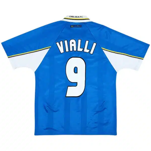 Vialli #9 Retro Chelsea Home Jersey 1997/99