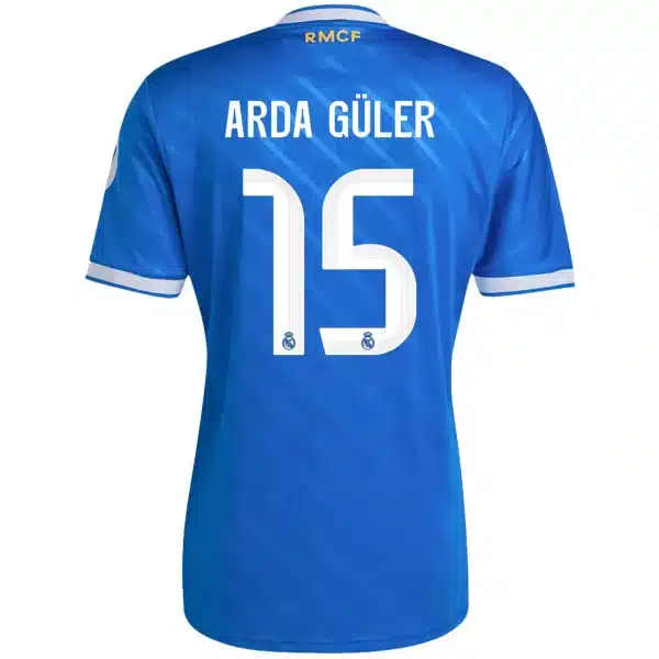 ARDA GÜLER #15 Real Madrid Third Jersey 2025/26