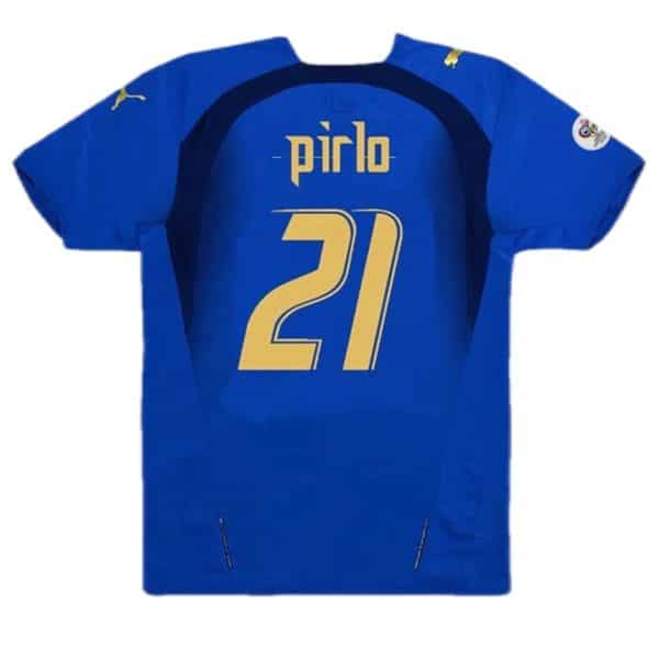 PIRLO #21 Retro Italy Home Jersey World Cup 2006