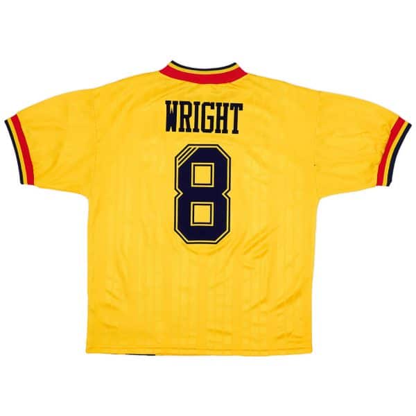 Wright #8 Retro Arsenal Away Jersey 1993/94