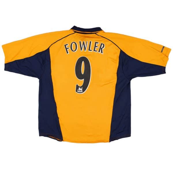 FOWLER #9 Retro Liverpool Away Jersey 2000/01
