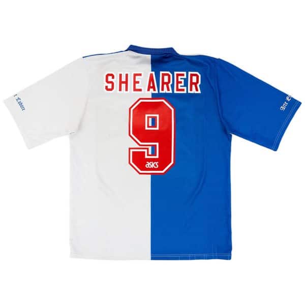 Shearer #9 Retro Blackburn Rovers Home Jersey 1994/95