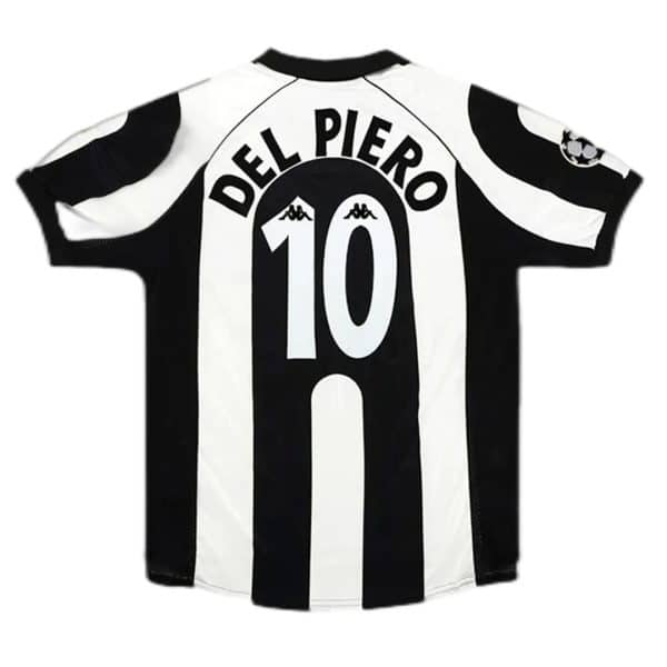 Del Piero #10 Retro Juventus Home Jersey 1997/98