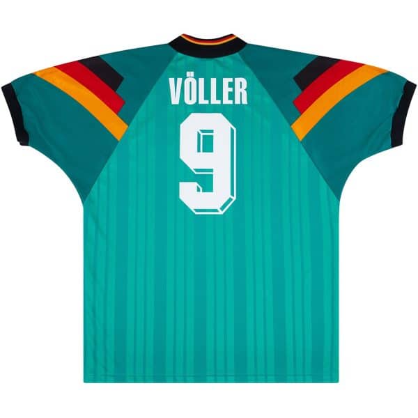 Völler #9 Retro Germany Away Jersey 1992