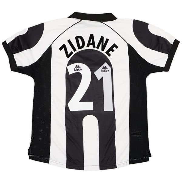 Zidane #21 Retro Juventus Home Jersey 1997/98
