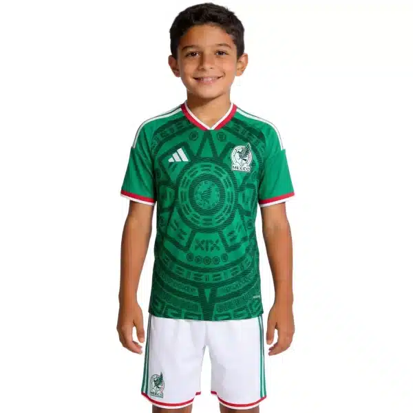 Kids Mexico Home Jersey Kit World Cup 2026